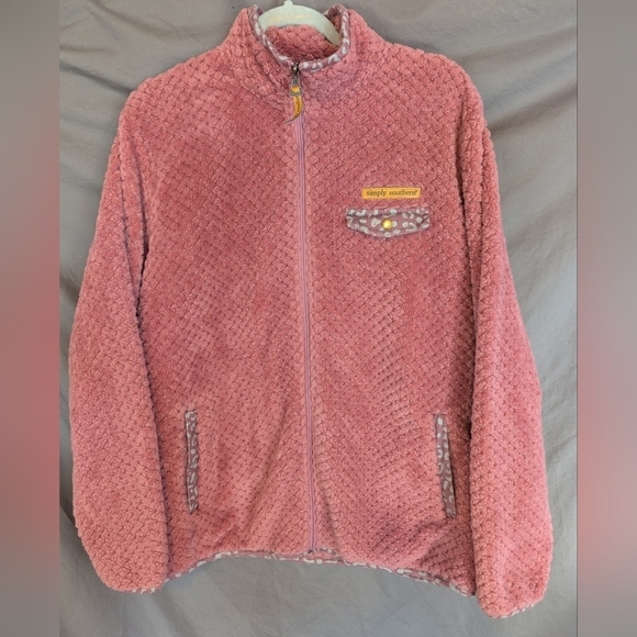 Simply Southern size large rose colored pullover fuzzy & warm - Picture 13 of 13